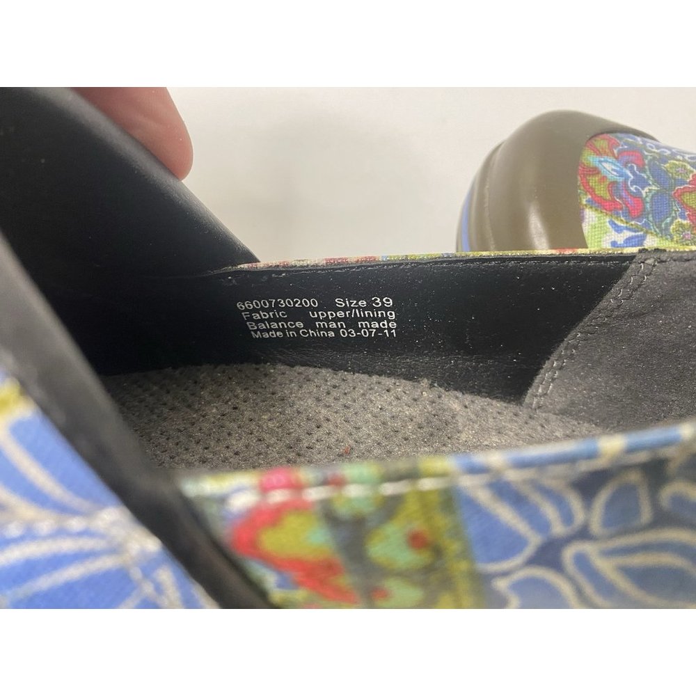 Dansko Multicolor Floral Mules /Clogs All weather material - Picture 13 of 13